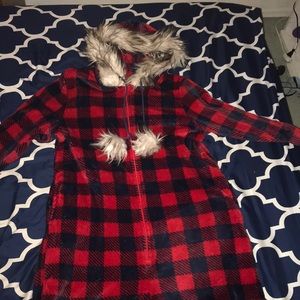Plaid Patterned Onesie